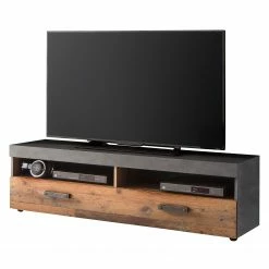 Trendteam TV-Lowboard Indy - Altholz Pinie Dekor / Vintage Grau