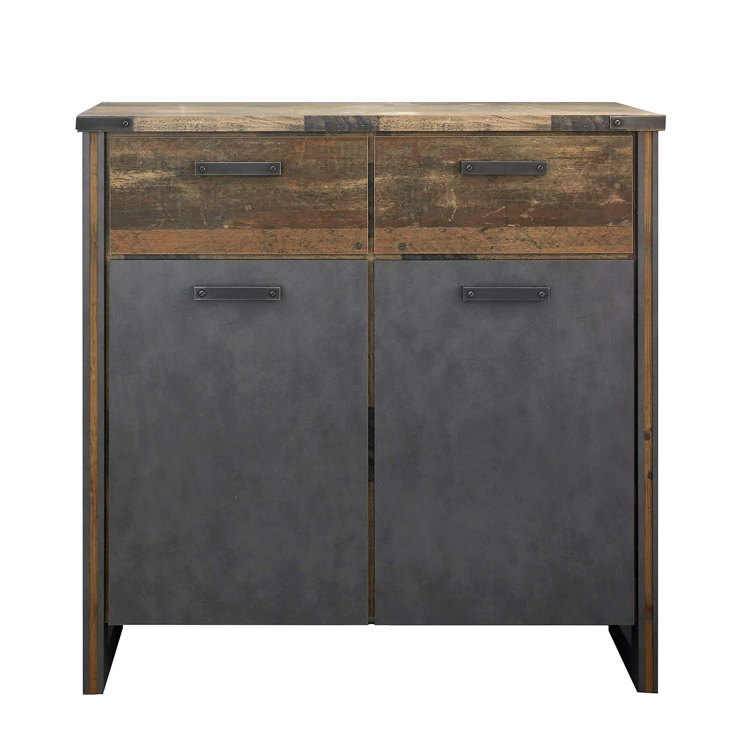 Trendteam Kommode Prime II - Altholz Pinie Dekor / Anthrazit 1 Trendteam Kommode Prime II - Altholz Pinie Dekor / Anthrazit