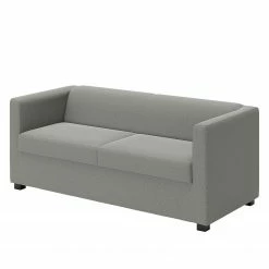 Loftscape Sofa Wilno VII (2-Sitzer) - Flachgewebe - Grau