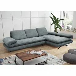 Loftscape Ecksofa Whaltey II - Webstoff - Mintgrau - Longchair davorstehend rechts -WOHNZIMMERMÖBEL Verkäufe 1000186813 191001 12494501453 MOOD DETAILS P000000001000186813 mood