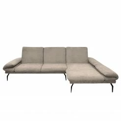 Loftscape Ecksofa Morell I - Microfaser - Kaschmir - Longchair davorstehend rechts -WOHNZIMMERMÖBEL Verkäufe 1000186845 191001 12495101510 DETAILS P000000001000186845