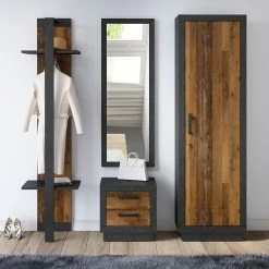 Red Living Kommode Tropoja - Pinie Dekor / Anthrazit -WOHNZIMMERMÖBEL Verkäufe 1000187438 190913 11021000051 MOOD DETAILS P000000001000187438 mood