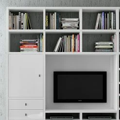 Loftscape Wohnwand Emporior II - Hochglanz Weiß 5 Loftscape Wohnwand Emporior II - Hochglanz Weiß -WOHNZIMMERMÖBEL Verkäufe 1000188129 190925 11273300007 DETAILS P000000001000188129