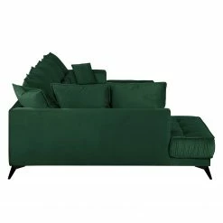 Jack & Alice Wohnlandschaft Machado - Dunkelgrün - Longchair davorstehend rechts / Ottomane links -WOHNZIMMERMÖBEL Verkäufe 1000189507 191011 18361700654 DETAILS P000000001000189507