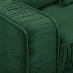 Jack & Alice Ecksofa Machado - Dunkelgrün - Longchair davorstehend rechts -WOHNZIMMERMÖBEL Verkäufe 1000189523 191011 18363300803 DETAILS P000000001000189523