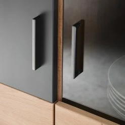 Naturoo Wohnwand Callington II (3-teilig) - Balkeneiche Dekor / Anthrazit -WOHNZIMMERMÖBEL Verkäufe 1000189552 190925 06354600025 DETAILS P000000001000189552