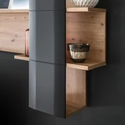 Naturoo Wohnwand Callington II (3-teilig) - Balkeneiche Dekor / Anthrazit -WOHNZIMMERMÖBEL Verkäufe 1000189552 190925 06354600029 DETAILS P000000001000189552