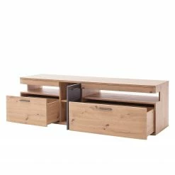 Naturoo Wohnwand Callington III (3-teilig) - Balkeneiche Dekor / Anthrazit -WOHNZIMMERMÖBEL Verkäufe 1000189553 190925 06354600035 DETAILS P000000001000189553