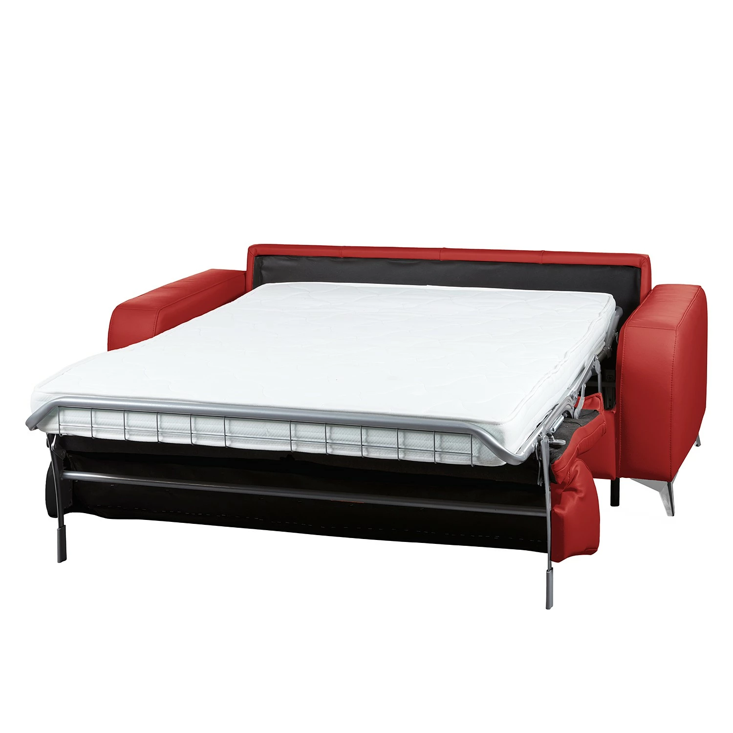 Loftscape Schlafsofa Formosa - Echtleder - Rot 4 Loftscape Schlafsofa Formosa - Echtleder - Rot – Bild 4