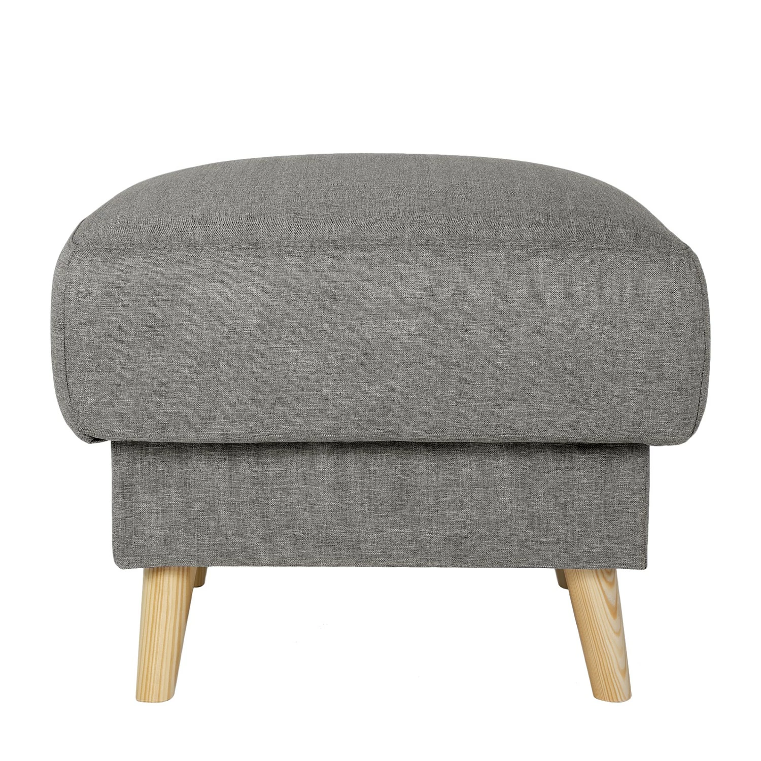 Mørteens Polsterhocker Sola - Webstoff - Grau 3 Mørteens Polsterhocker Sola - Webstoff - Grau – Bild 3