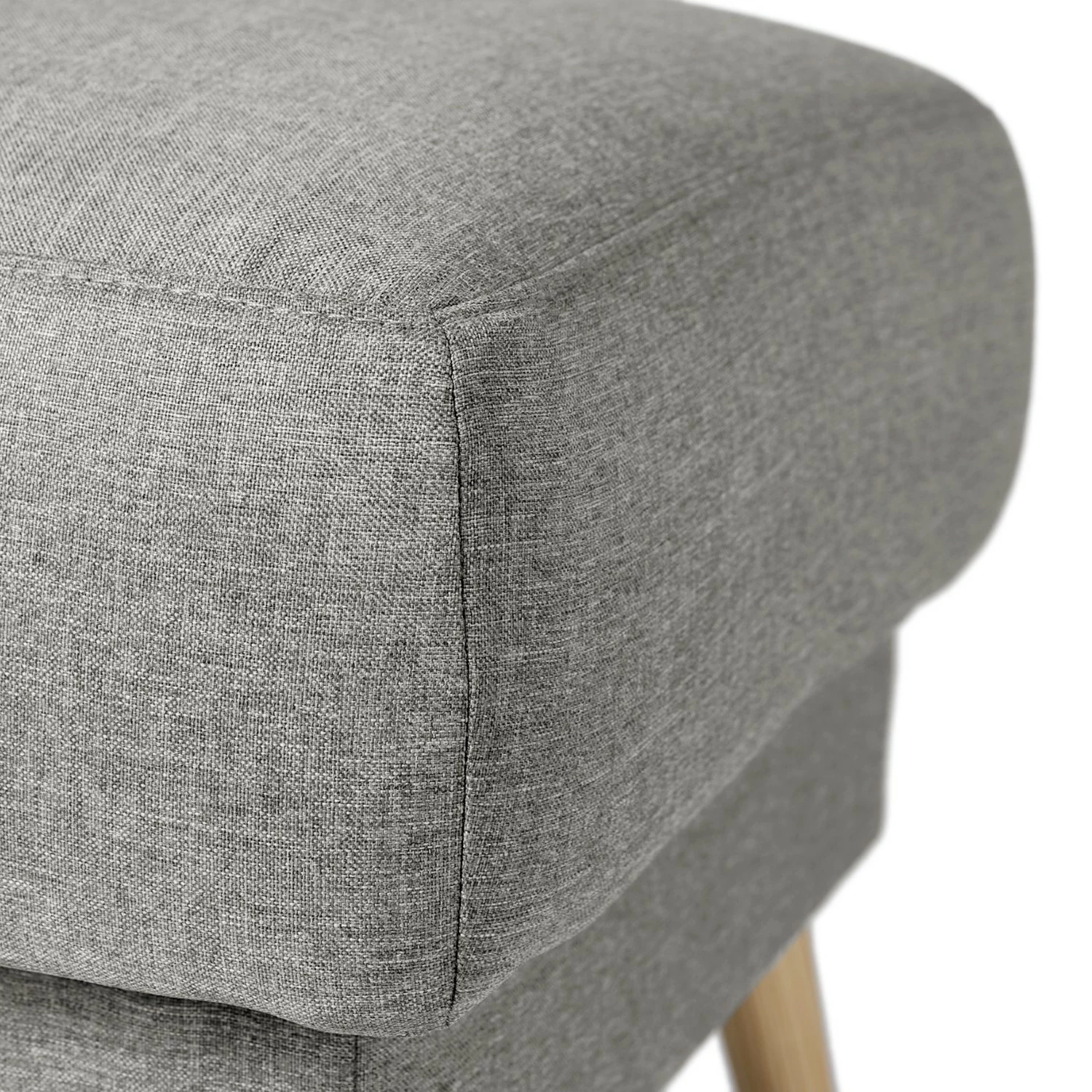 Mørteens Polsterhocker Sola - Webstoff - Grau 5 Mørteens Polsterhocker Sola - Webstoff - Grau – Bild 5