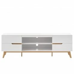 Mørteens Wohnkombination Tenabo II (4-teilig) - Matt Weiß / Asteiche -WOHNZIMMERMÖBEL Verkäufe 1000191376 200121 14363200017 DETAILS P000000001000191376