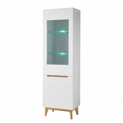 Mørteens Wohnkombination Tenabo II (4-teilig) - Matt Weiß / Asteiche -WOHNZIMMERMÖBEL Verkäufe 1000191376 200121 14363200018 DETAILS P000000001000191376