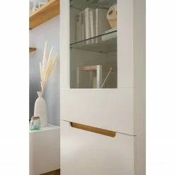 Mørteens Wohnkombination Tenabo II (4-teilig) - Matt Weiß / Asteiche -WOHNZIMMERMÖBEL Verkäufe 1000191376 200715 06265400033 DETAILS P000000001000191376