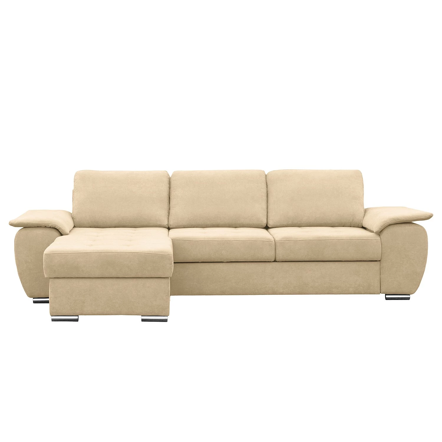 Fredriks Ecksofa Labate - Webstoff - Beige - Longchair davorstehend links 4 Fredriks Ecksofa Labate - Webstoff - Beige - Longchair davorstehend links – Bild 4