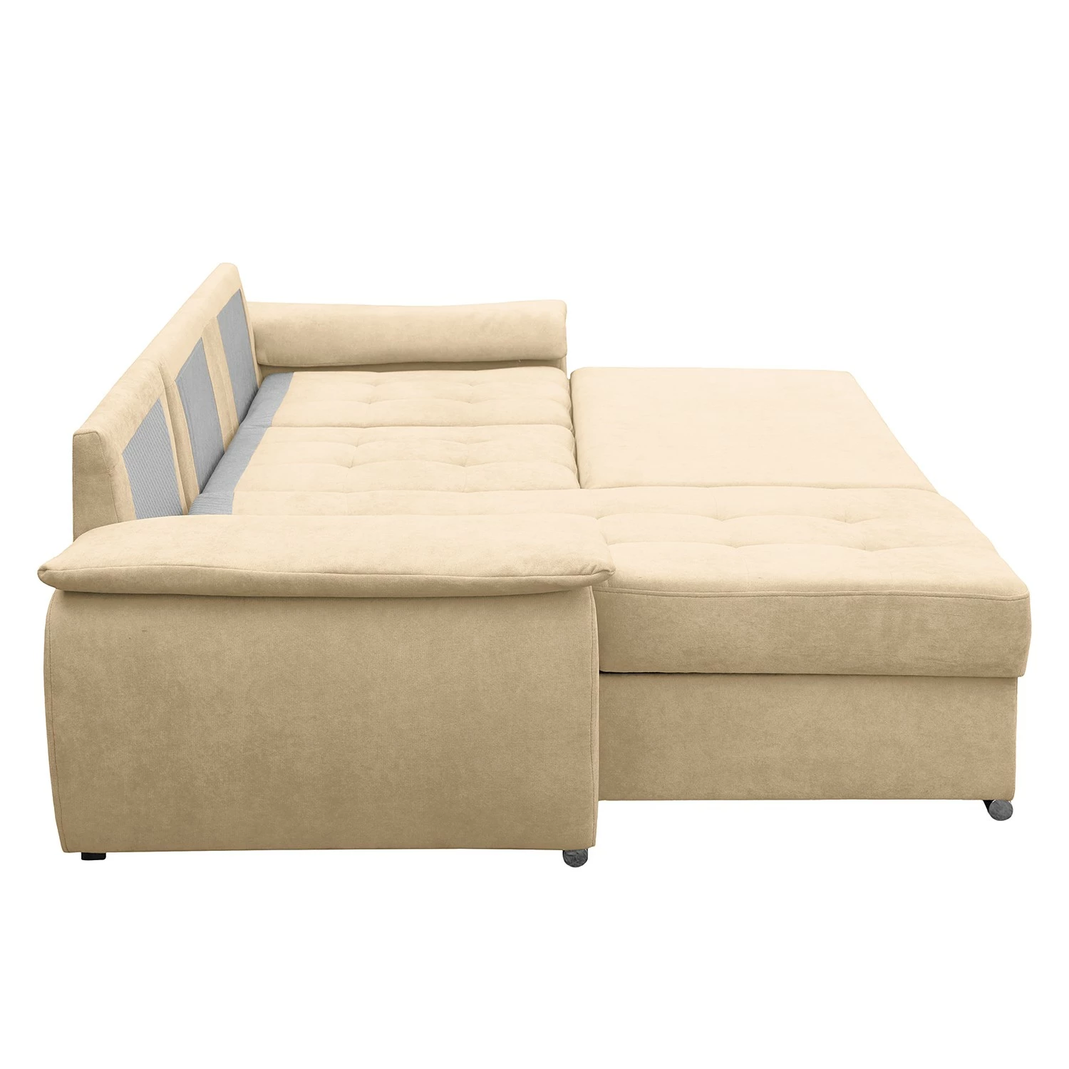 Fredriks Ecksofa Labate - Webstoff - Beige - Longchair davorstehend links 6 Fredriks Ecksofa Labate - Webstoff - Beige - Longchair davorstehend links – Bild 6