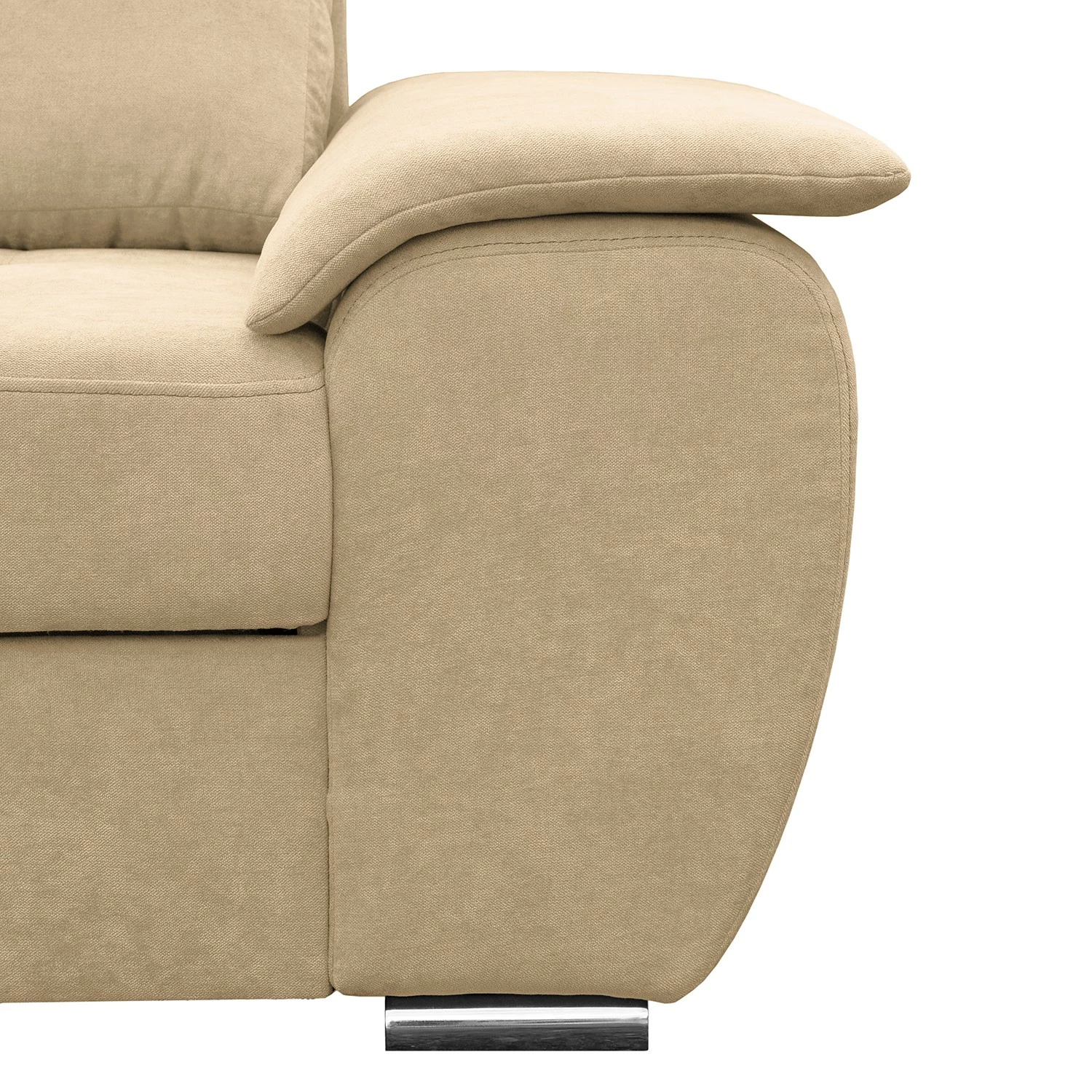 Fredriks Ecksofa Labate - Webstoff - Beige - Longchair davorstehend links 10 Fredriks Ecksofa Labate - Webstoff - Beige - Longchair davorstehend links – Bild 10