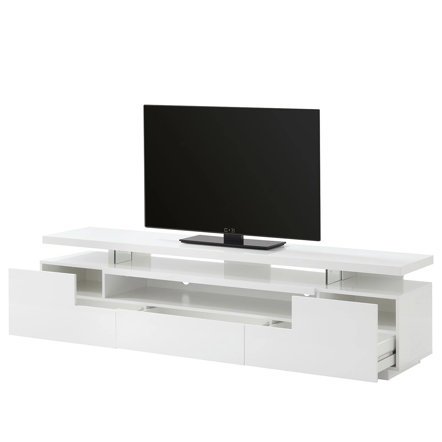 Loftscape TV-Lowboard Lisby - Inkl. Beleuchtung - Hochglanz Weiß 8 Loftscape TV-Lowboard Lisby - Inkl. Beleuchtung - Hochglanz Weiß – Bild 8