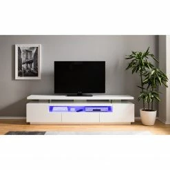 Loftscape TV-Lowboard Lisby - Inkl. Beleuchtung - Hochglanz Weiß 48 Loftscape TV-Lowboard Lisby - Inkl. Beleuchtung - Hochglanz Weiß -WOHNZIMMERMÖBEL Verkäufe 1000191815 200930 14353400002 DETAILS P000000001000191815