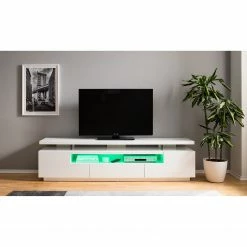 Loftscape TV-Lowboard Lisby - Inkl. Beleuchtung - Hochglanz Weiß 49 Loftscape TV-Lowboard Lisby - Inkl. Beleuchtung - Hochglanz Weiß -WOHNZIMMERMÖBEL Verkäufe 1000191815 200930 14353700003 DETAILS P000000001000191815