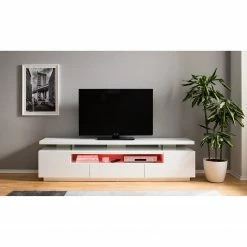 Loftscape TV-Lowboard Lisby - Inkl. Beleuchtung - Hochglanz Weiß 50 Loftscape TV-Lowboard Lisby - Inkl. Beleuchtung - Hochglanz Weiß -WOHNZIMMERMÖBEL Verkäufe 1000191815 200930 14354000004 DETAILS P000000001000191815