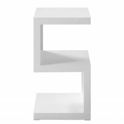 Loftscape Beistelltisch Snake - Hochglanz Weiß -WOHNZIMMERMÖBEL Verkäufe 1000191823 200819 06414900003 DETAILS P000000001000191823