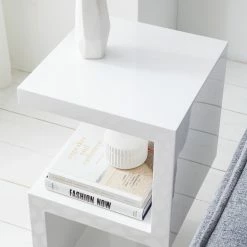 Loftscape Beistelltisch Snake - Hochglanz Weiß -WOHNZIMMERMÖBEL Verkäufe 1000191823 201001 07175400002 DETAILS P000000001000191823