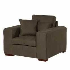 Ridgevalley XXL Sessel Randan I - Webstoff - Microfaser Bice: Bisonbraun