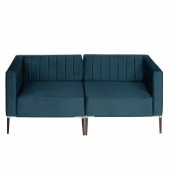 Norrwood Sofa Luparo I (2,5-Sitzer) - Webstoff - Samt Onoli: Marineblau -WOHNZIMMERMÖBEL Verkäufe 1000192227 191128 11111500811 DETAILS P000000001000192227