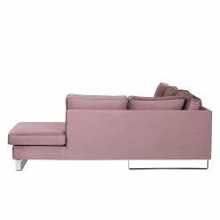 Loftscape Ecksofa Radon I - Samt - Samt Ravi: Mauve - Ottomane davorstehend rechts -WOHNZIMMERMÖBEL Verkäufe 1000192295 191128 11121401470 DETAILS P000000001000192295