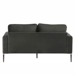 Norrwood Sofa Sauvo I (2-Sitzer) - Samt - Samt Ravi: Anthrazit -WOHNZIMMERMÖBEL Verkäufe 1000192926 191204 13431201143 DETAILS P000000001000192926