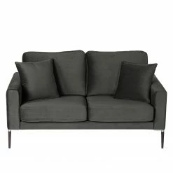 Norrwood Sofa Sauvo I (2-Sitzer) - Samt - Samt Ravi: Anthrazit -WOHNZIMMERMÖBEL Verkäufe 1000192926 191204 13431201144 DETAILS P000000001000192926