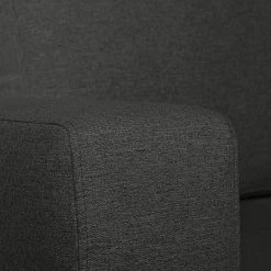 Loftscape Ecksofa Woodway I - Webstoff - Schwarz - Ottomane davorstehend rechts - Tablett -WOHNZIMMERMÖBEL Verkäufe 1000192949 191204 13432201321 DETAILS P000000001000192949