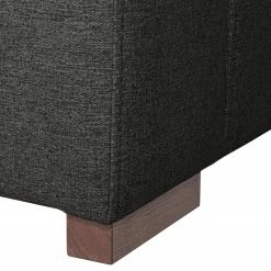Loftscape Ecksofa Woodway I - Webstoff - Schwarz - Ottomane davorstehend rechts - Tablett -WOHNZIMMERMÖBEL Verkäufe 1000192949 191204 13432201323 DETAILS P000000001000192949