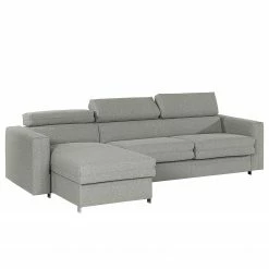 Loftscape Ecksofa Wissant I - Antiklederlook - Webstoff Confia: Hellgrau -WOHNZIMMERMÖBEL Verkäufe 1000193003 191204 13435301967 DETAILS P000000001000193003