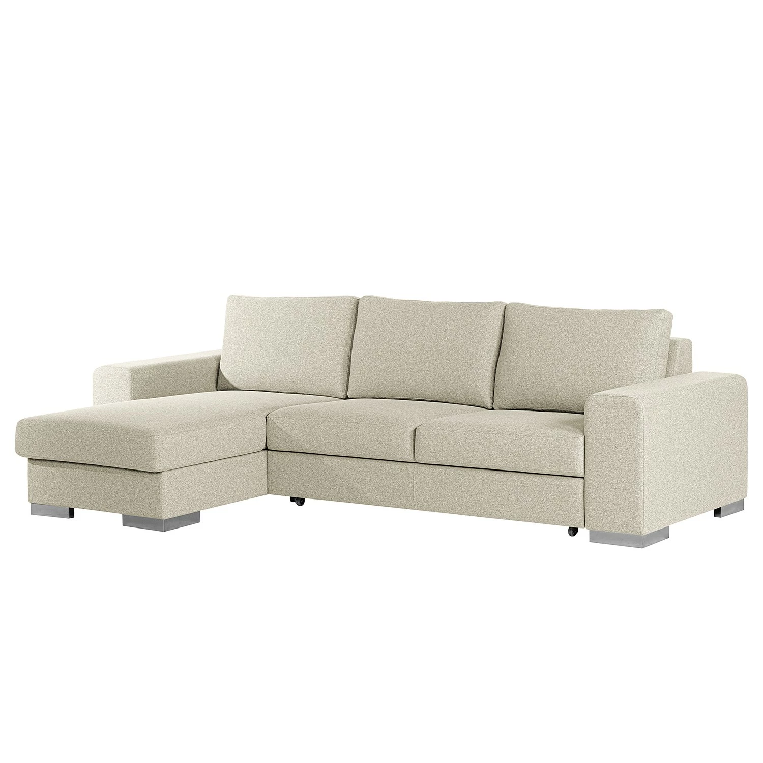 Loftscape Ecksofa Vassy - Webstoff - Creme - Longchair davorstehend links - Kein Zubehör inklusive 1 Loftscape Ecksofa Vassy - Webstoff - Creme - Longchair davorstehend links - Kein Zubehör inklusive