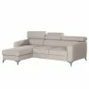 Loftscape Ecksofa Nonza I - Webstoff - Kaschmir - Longchair davorstehend links