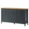 Maison Belfort Sideboard Rivery - Kiefer massiv - Anthrazit