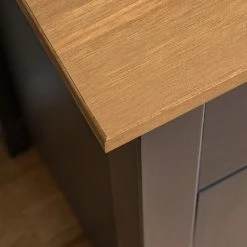 Maison Belfort Sideboard Rivery - Kiefer massiv - Anthrazit -WOHNZIMMERMÖBEL Verkäufe 1000193132 200302 15340800010 DETAILS P000000001000193132