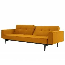 Innovation Möbel Schlafsofa Splitback VI - Ocker - Schwarz -WOHNZIMMERMÖBEL Verkäufe 1000193812 200406 13352700182 DETAILS P000000001000193812