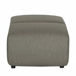 Loftscape Polsterhocker Mezin I - Samt - Webstoff Meara: Grau -WOHNZIMMERMÖBEL Verkäufe 1000193859 191212 16454200480 DETAILS P000000001000193859