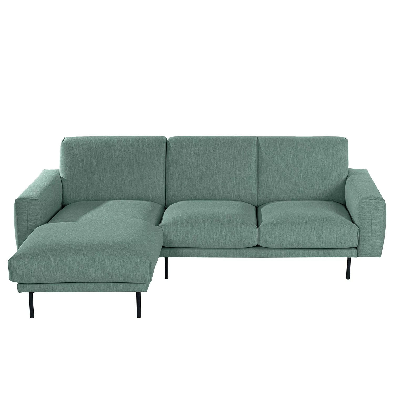 Norrwood Ecksofa Medan - Webstoff - Mintgrau - Longchair davorstehend links 8 Norrwood Ecksofa Medan - Webstoff - Mintgrau - Longchair davorstehend links – Bild 8