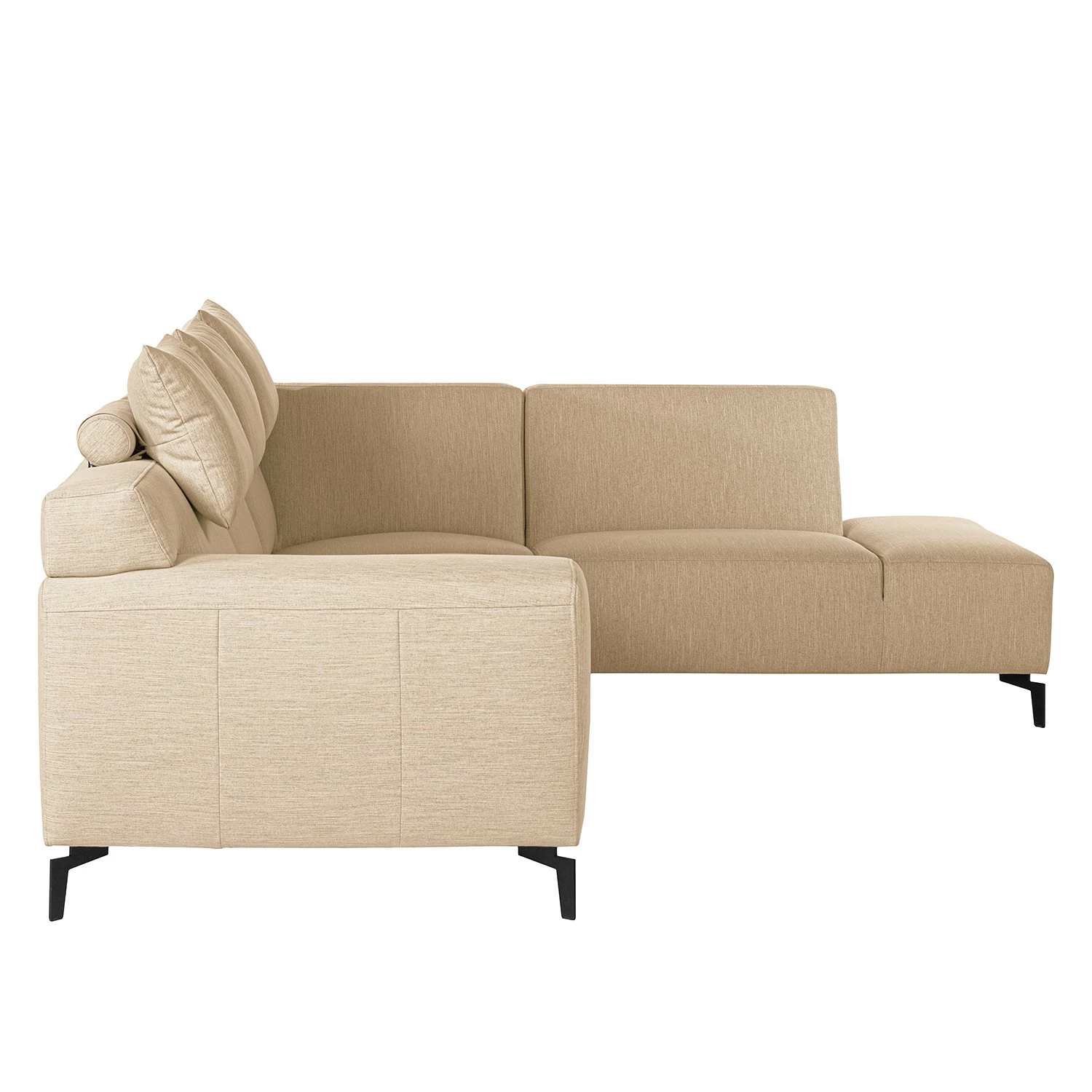Loftscape Ecksofa Manot II - Webstoff - Beige - Ottomane davorstehend rechts - Sitztiefenverstellung 5 Loftscape Ecksofa Manot II - Webstoff - Beige - Ottomane davorstehend rechts - Sitztiefenverstellung – Bild 5