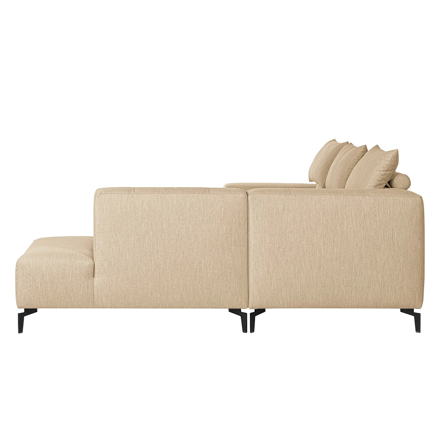Loftscape Ecksofa Manot II - Webstoff - Beige - Ottomane davorstehend rechts - Sitztiefenverstellung 7 Loftscape Ecksofa Manot II - Webstoff - Beige - Ottomane davorstehend rechts - Sitztiefenverstellung – Bild 7