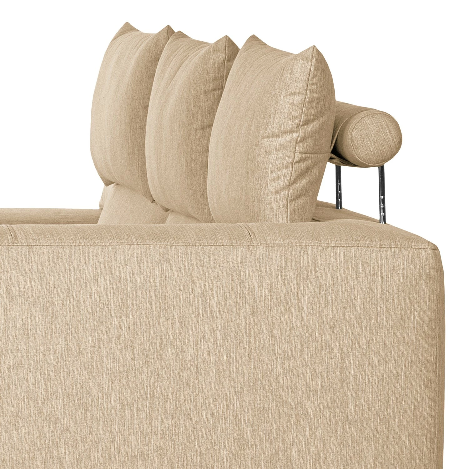 Loftscape Ecksofa Manot II - Webstoff - Beige - Ottomane davorstehend rechts - Sitztiefenverstellung 12 Loftscape Ecksofa Manot II - Webstoff - Beige - Ottomane davorstehend rechts - Sitztiefenverstellung – Bild 12
