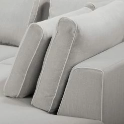 Fredriks Ecksofa Ranua - Webstoff - Lichtgrau - Ottomane davorstehend rechts 10 Fredriks Ecksofa Ranua - Webstoff - Lichtgrau - Ottomane davorstehend rechts -WOHNZIMMERMÖBEL Verkäufe 1000194145 191216 16235500187 DETAILS P000000001000194145