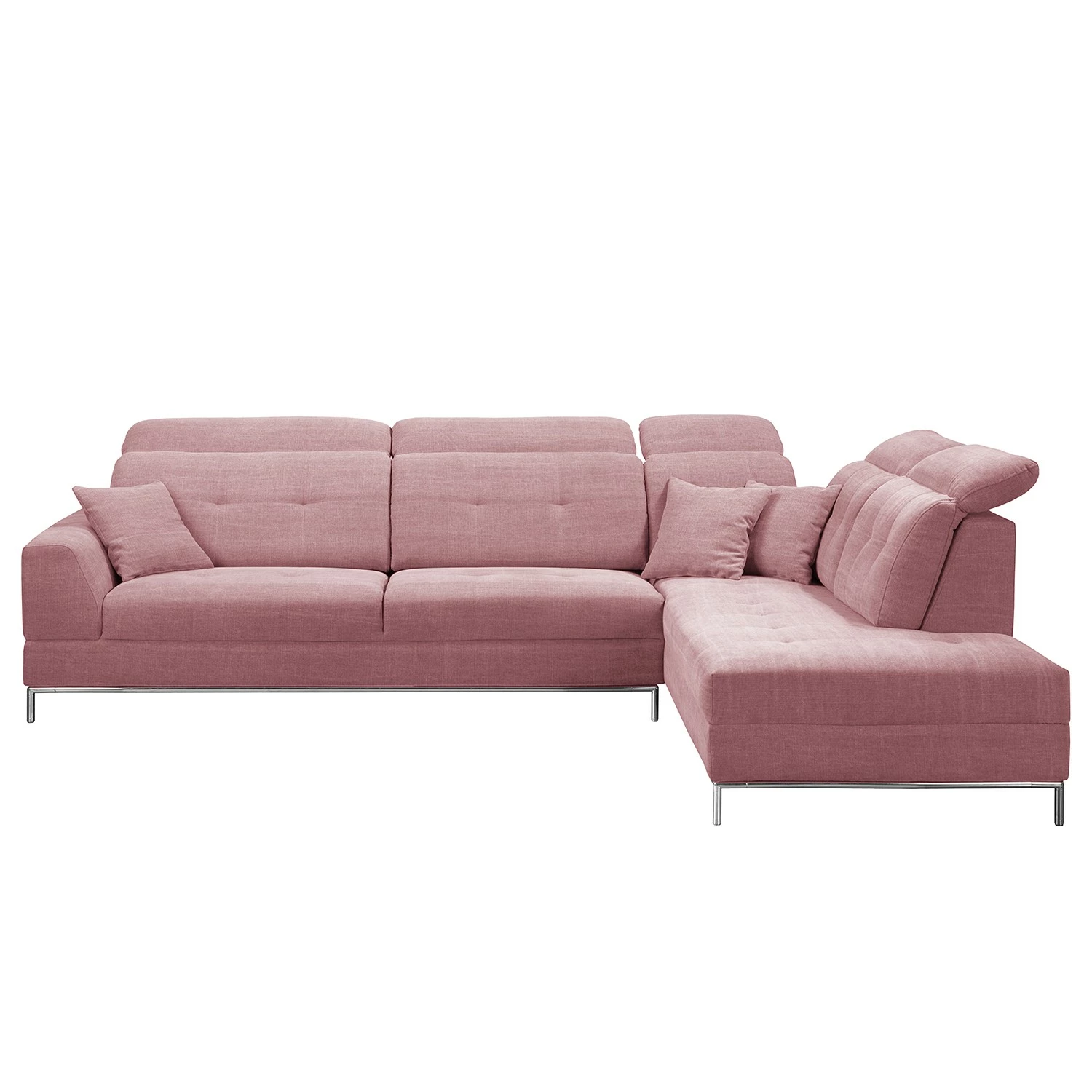 Fredriks Ecksofa Raisio - Webstoff - Mauve - Ottomane davorstehend rechts 3 Fredriks Ecksofa Raisio - Webstoff - Mauve - Ottomane davorstehend rechts – Bild 3