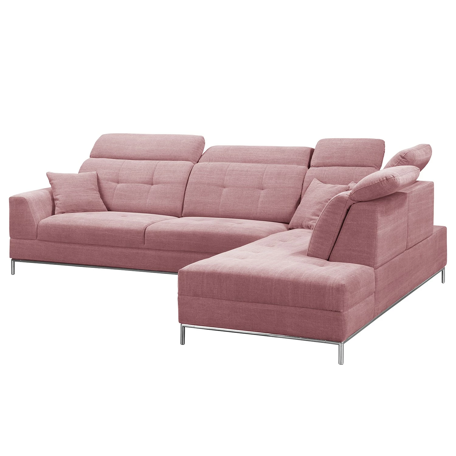 Fredriks Ecksofa Raisio - Webstoff - Mauve - Ottomane davorstehend rechts 7 Fredriks Ecksofa Raisio - Webstoff - Mauve - Ottomane davorstehend rechts – Bild 7