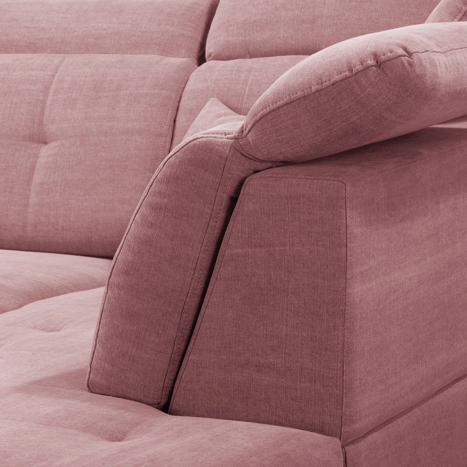 Fredriks Ecksofa Raisio - Webstoff - Mauve - Ottomane davorstehend rechts 10 Fredriks Ecksofa Raisio - Webstoff - Mauve - Ottomane davorstehend rechts – Bild 10