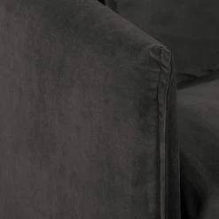 Fredriks Ecksofa Paimio - Samt - Grau - Longchair davorstehend links -WOHNZIMMERMÖBEL Verkäufe 1000194159 191216 16241200341 DETAILS P000000001000194159